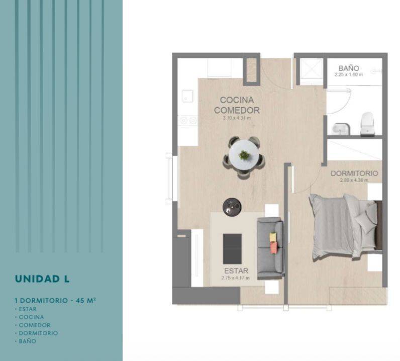 Departamento en Pozo Loft - Ycuá Satí, Asunción — foto 2