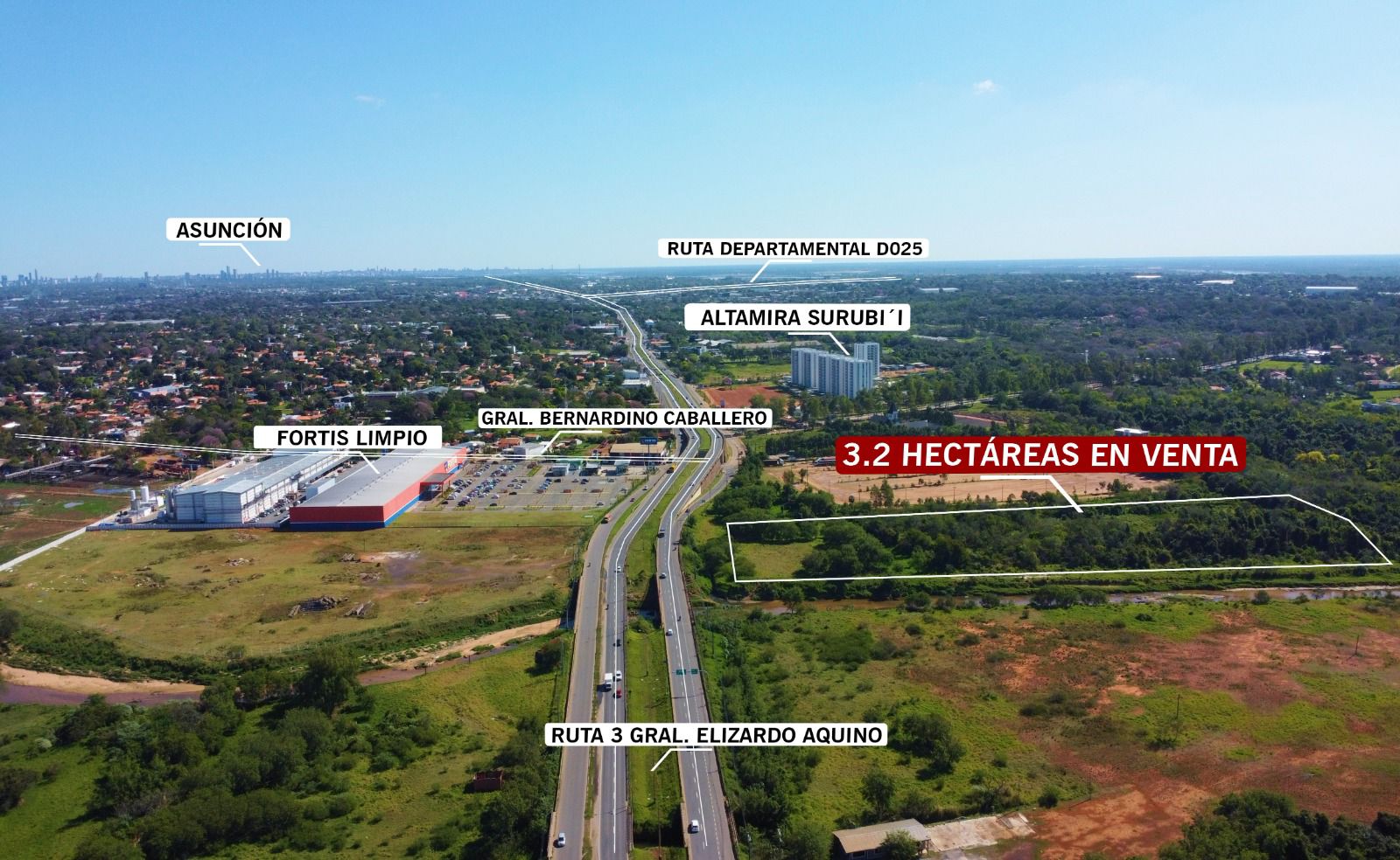 Vendo Terreno de 3 Hectáreas en Mariano Roque Alonso — foto 3