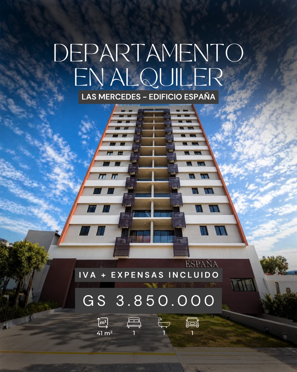 Departamento en alquiler en Las Mercedes