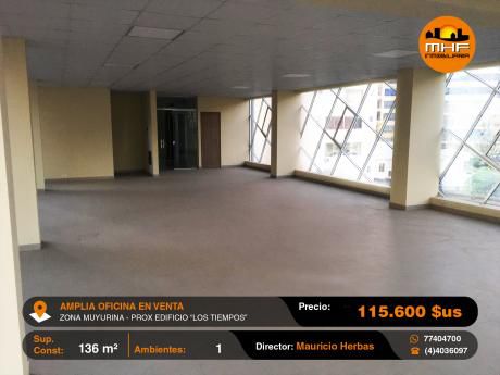 Amplia Oficina A Estrenar En Venta Zona Cine Center