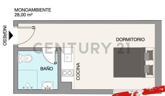 VENTA DE MONOAMBIENTE SOBRE AVENIDA MOLAS LOPEZ — foto 3