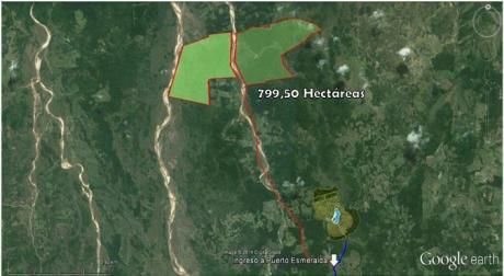 En Venta 799.50 Hectareas Zona Urubo