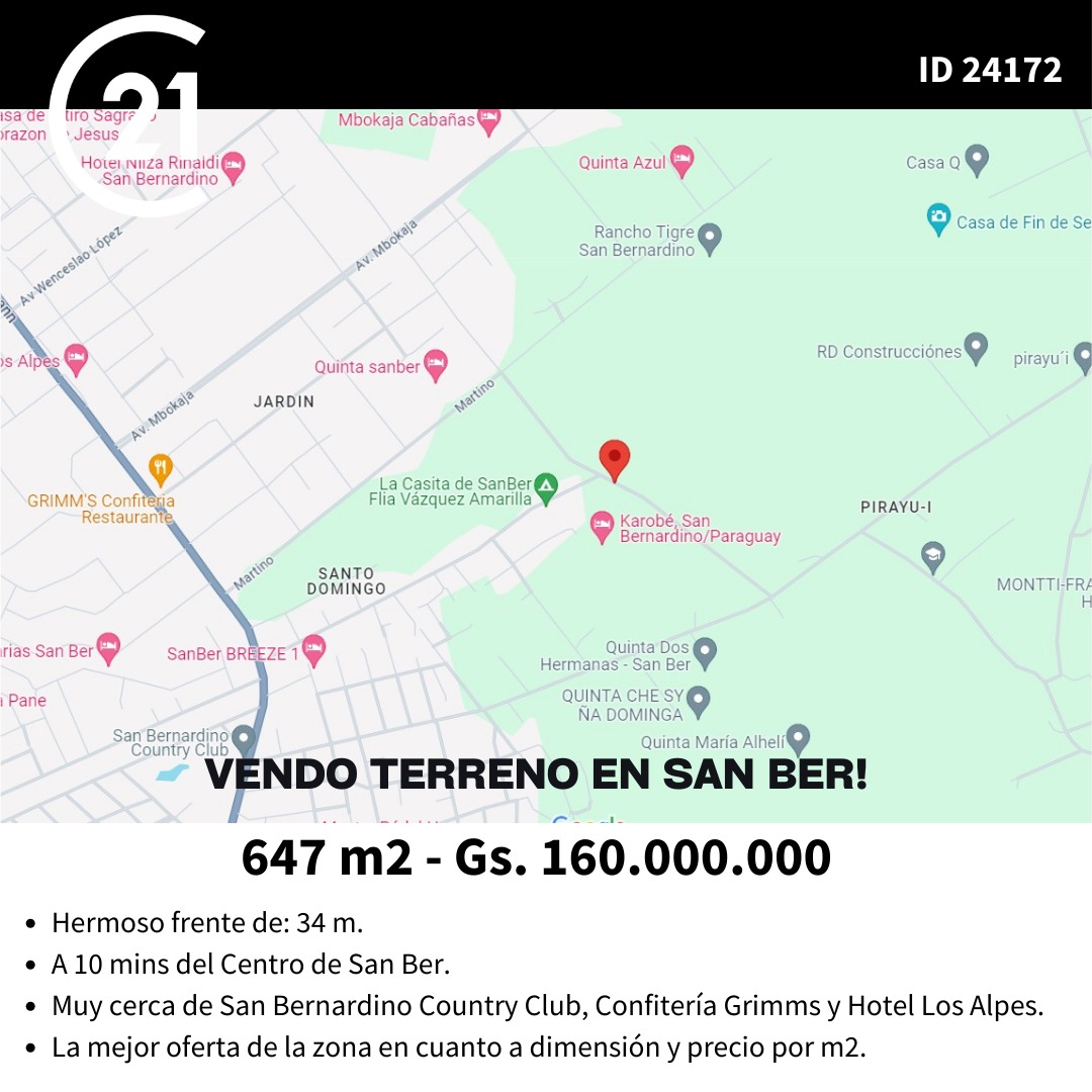 VENDO HERMOSO TERRENO EN SAN BERNARDINO Gs.160.000.000 — foto 2