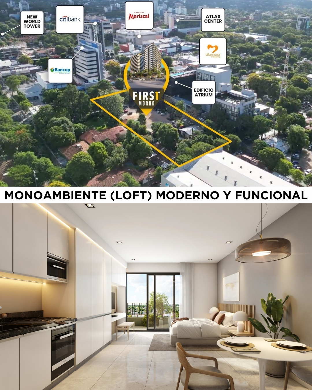MONOAMBIENTE EN VENTA - EDIFICIO FIRST MORRA — foto 2