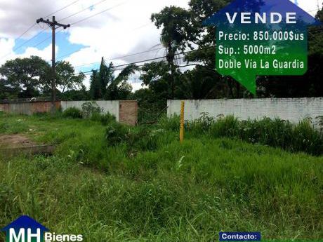 Amplio Terreno En Aav. Doble Via A La Guardia