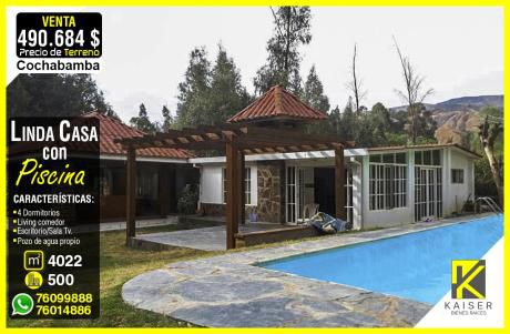 Linda Casa A Precio De Terreno En Cochabamba