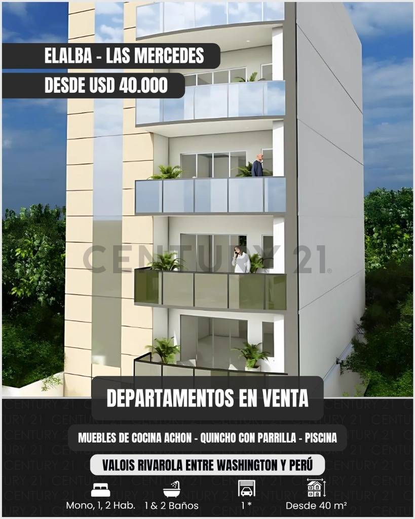 Vendo departamento Monoambiente en Barrio Las Mercedes. — foto 2