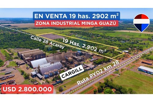 Terreno-Venta-PY Alto Paraná Minga Guazú — foto 3
