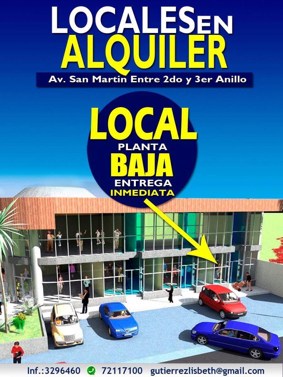 Local Comercial En La Av. San Martin En Alquiler 