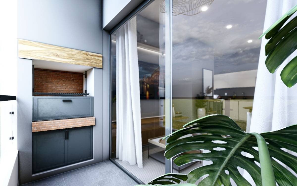 Depto. de 2 Dorm de 67.8m2 - EN POZO - LIVING TRINIDAD — foto 3
