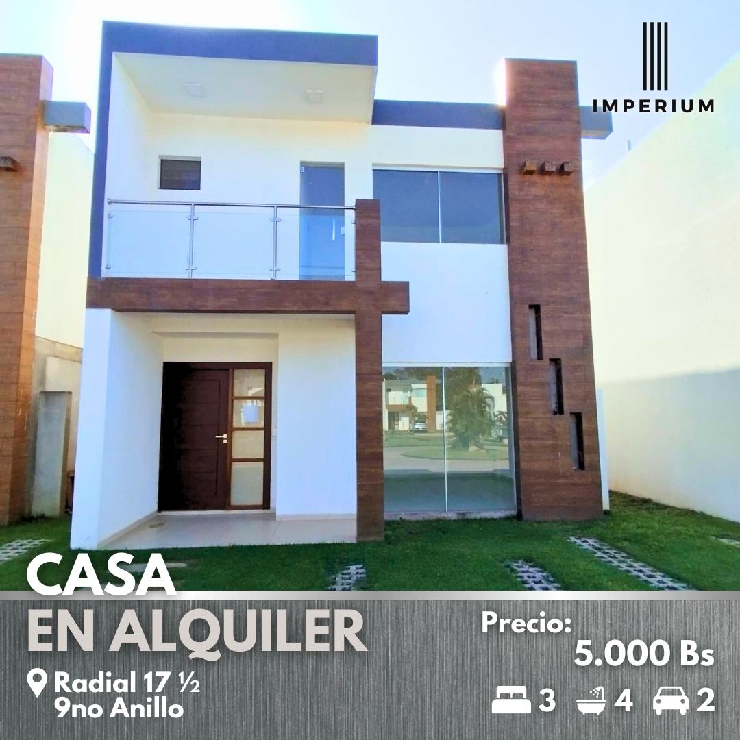 Casa en alquiler en Oeste