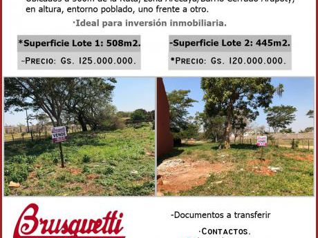Vendo 2 Terrenos En Mariano Roque Alonso1