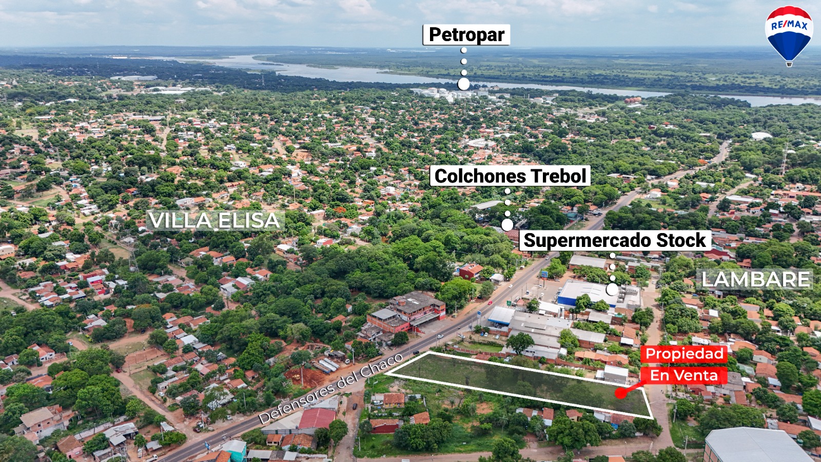 Alquiler - Terreno de 2901 m2 - B° Puerto Pabla - Lambaré — foto 3