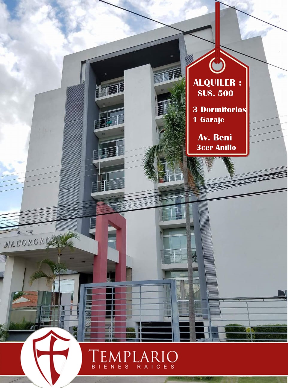 Departamento en alquiler en Hamacas