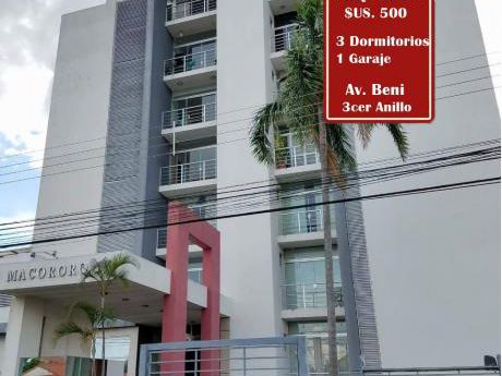 Departamento En Alquiler Av. Beni 3er Anillo Externo