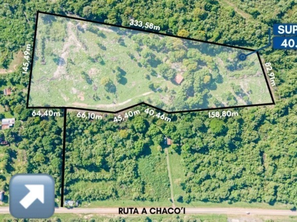 CHACO'I TERRENO EN VENTA 4 HECTÁREAS — foto 3