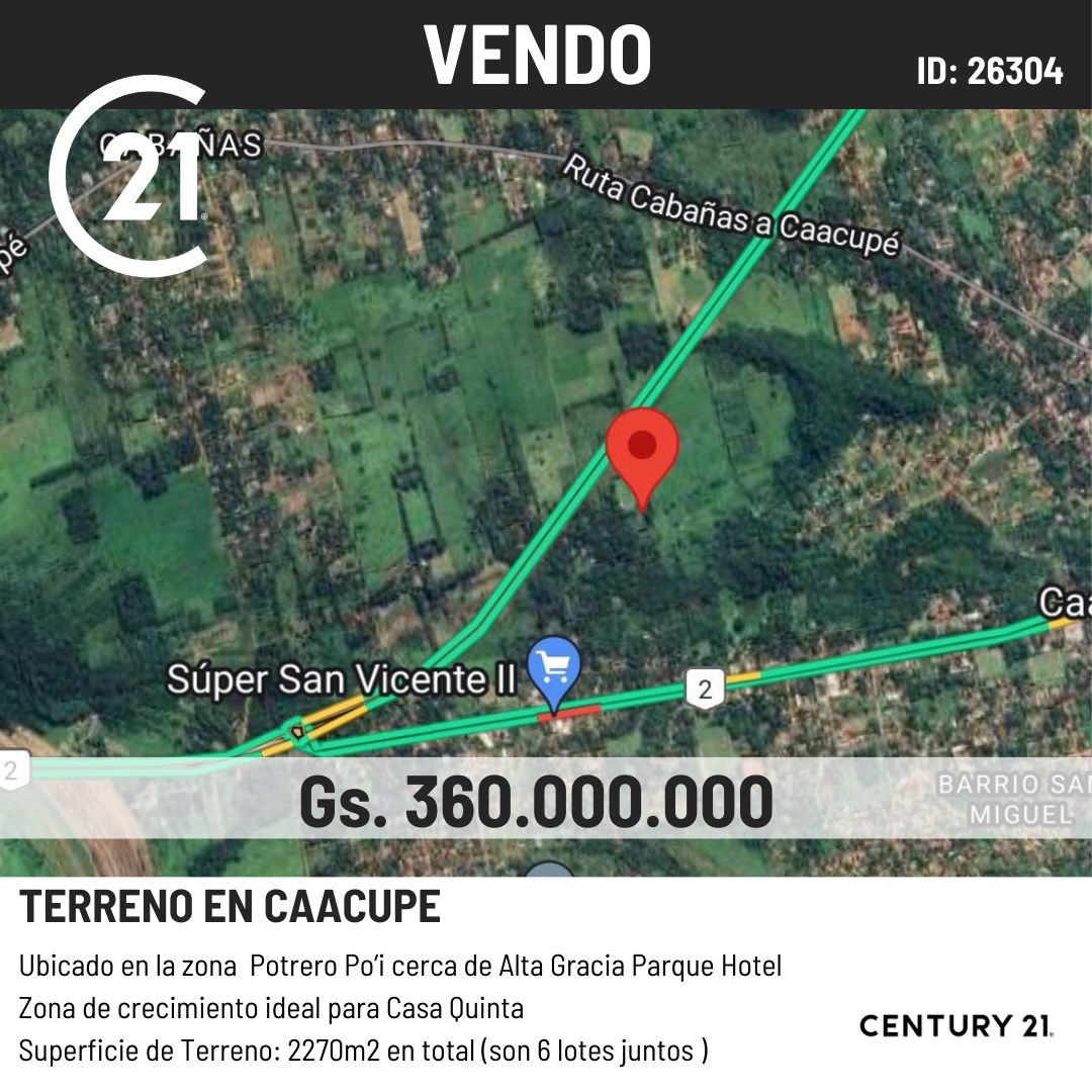 VENDO TERRENO EN CAACUPE — foto 2