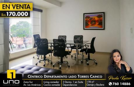 Amplio Deártamento En Venta Lado Torres Cainco