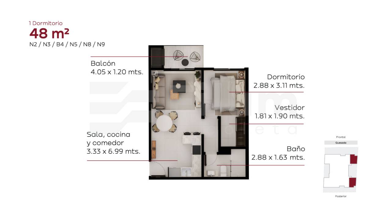 VENDO DPTO EN POZO ZONA RECOLETA — foto 3