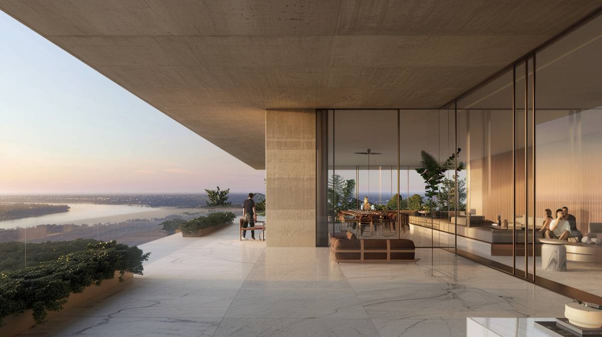 PH 3 HABITACIONES EN POZO V TOWER RIVIERA EN LA CIUDAD DE ENCARNACION — foto 2