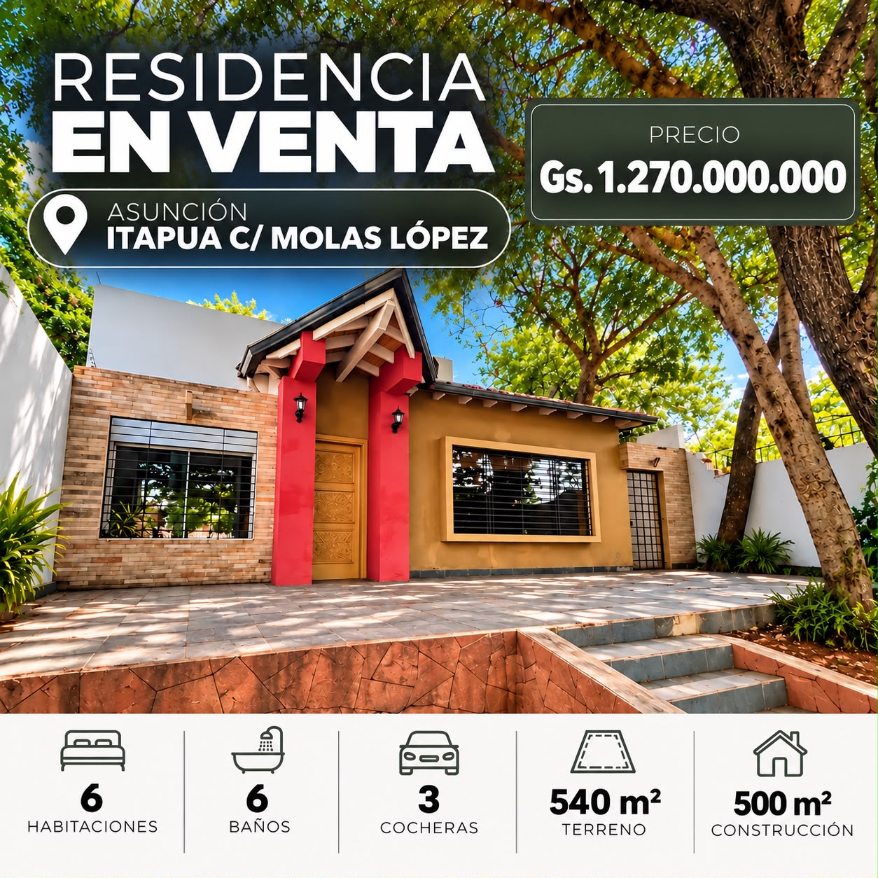 Casa en venta en Mburucuyá