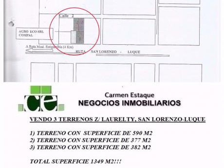 3 Terrenos Juntos Z/ San Lorenzo-luque