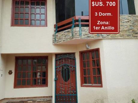 Alquiler: 700$ Zona Centro 1er Anillo