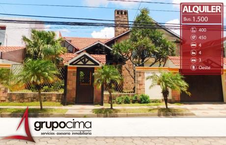 Casa De Lujo En Las Palmas En Alquiler 1.700 $us