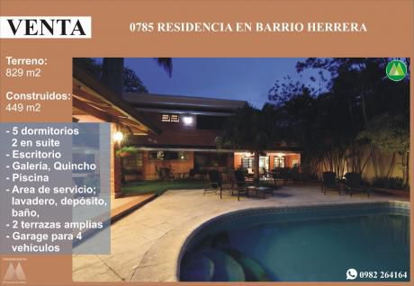 0785 Residencia En Barrio Herrera