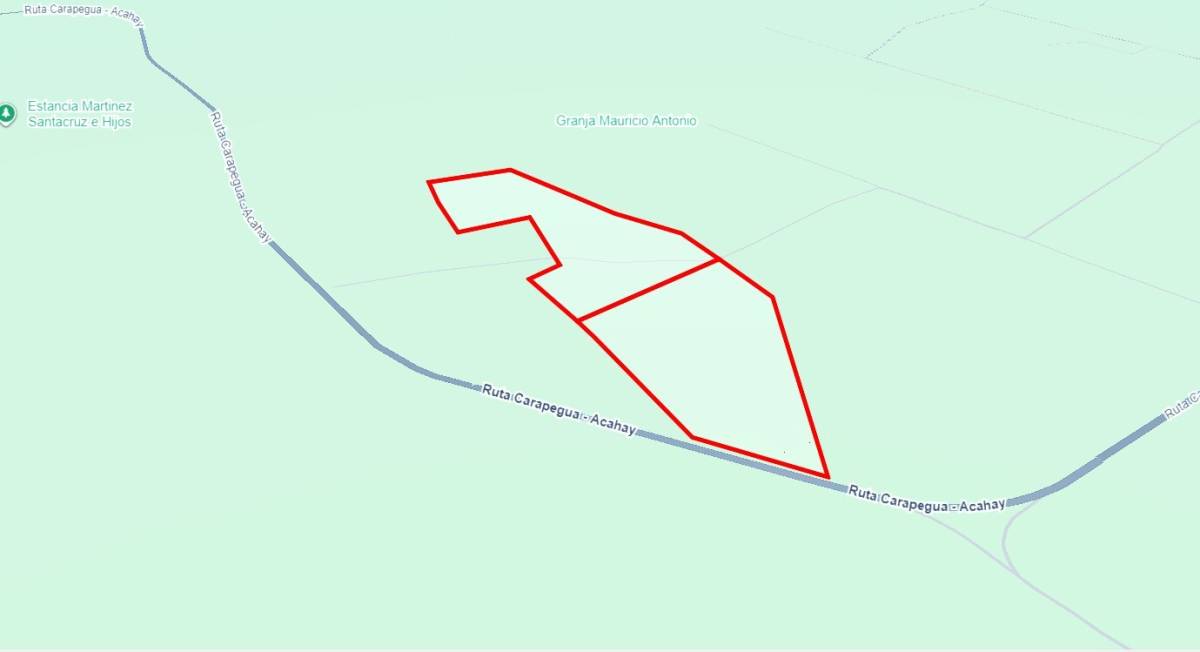 En venta 52 hectáreas sobre ruta en Tacuaty distrito de Ybycui - Paraguari — foto 2
