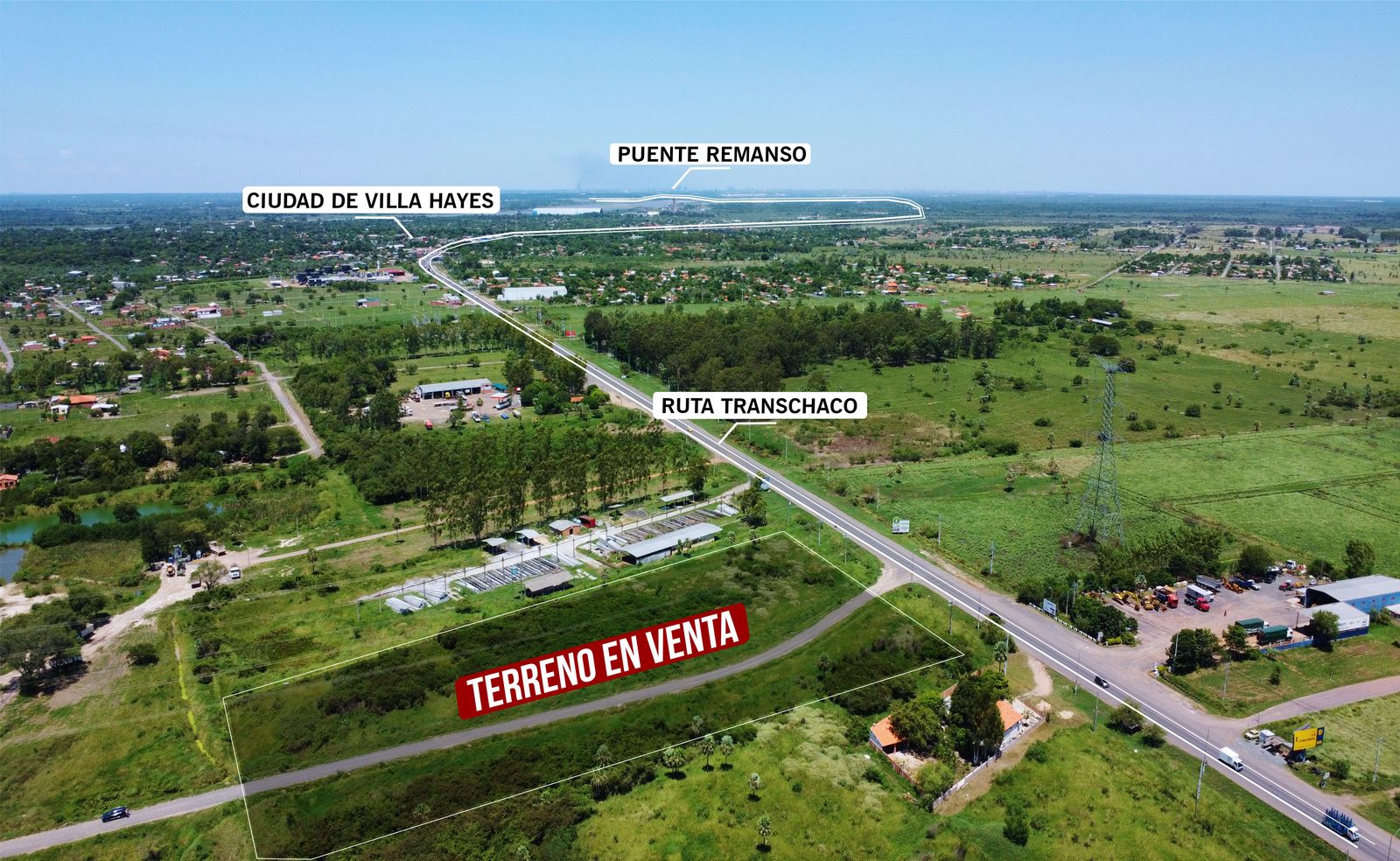 TERRENO DE 1.8 HAS S/ RUTA TRANSCHACO, COSTA GUASU VILLA HAYES — foto 2