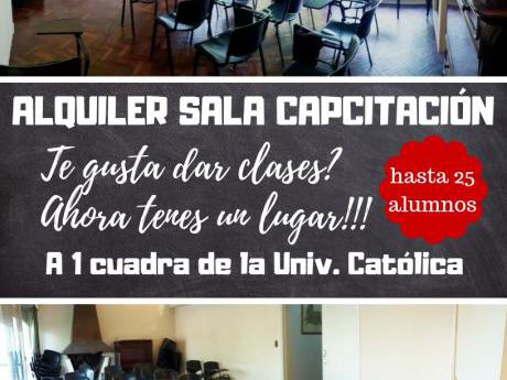 Prox. Católica Y Crandon. Sala De Capacitaciones Hasta 25 Personas
