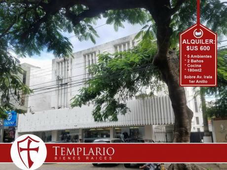 Alquiler: $us 600 Av. Irala 1er Anillo - 180mt2 De Superficie