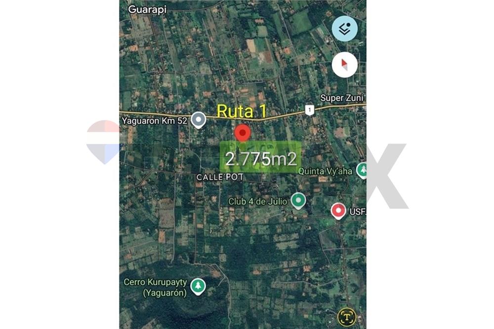 Vendo amplia propiedad de 2.775 m2 en Yaguarón — foto 2