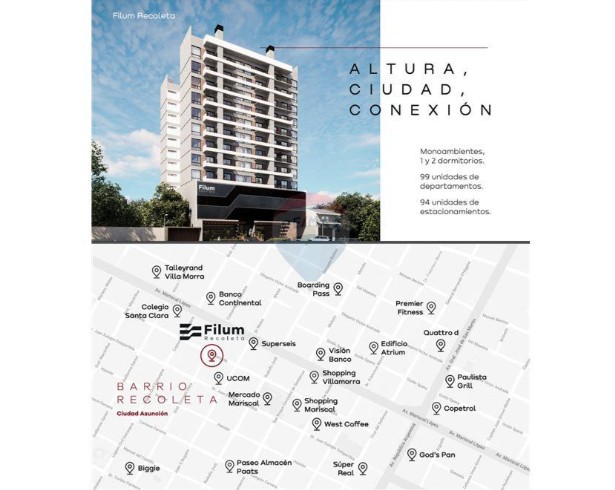 MONO AMBIENTE EDIF FILUM RECOLETA — foto 2