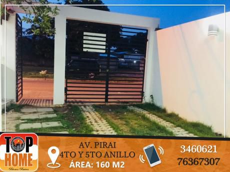 Bella Casa En Alquiler Av Pirai 4to Y 5to Anillo