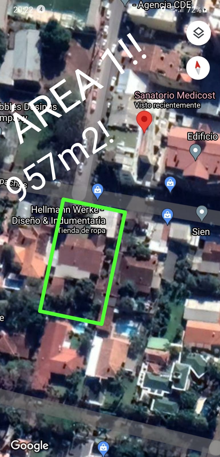 VENDO INMUEBLE DE 957m2 EN ÁREA 1! — foto 2