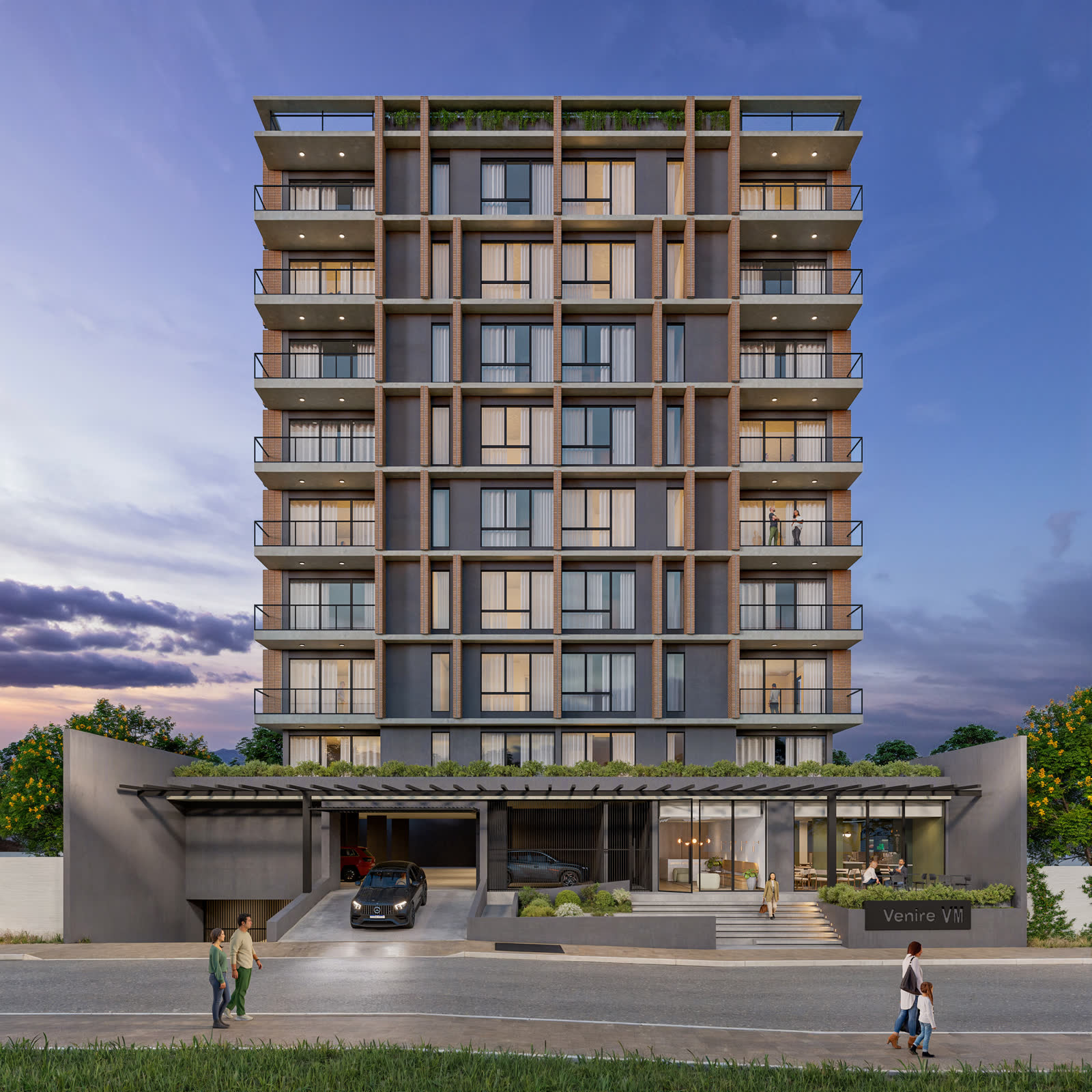 1 dormitorio en Villa Morra - Gs. 798.000.000 - Piso 8 - Venire Villa Morra — foto 2