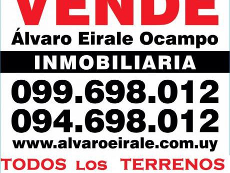 # Terreno 2.200 M2* Esquina Zona Vis