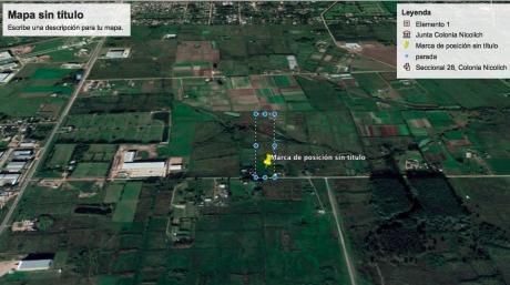 Venta De Terreno 3 Hectáreas En Colonia Nicolich