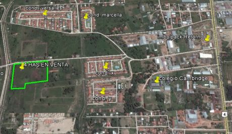 Terreno De 40.000m2 En El Km 9 Av. Banzer