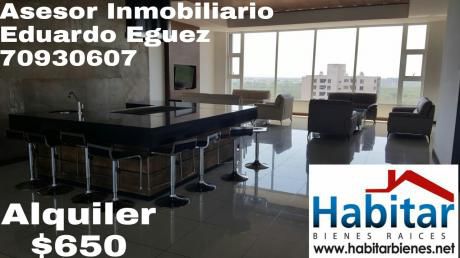 Lujoso Departamento En Equipetrol 1 Dormitorio Equipado