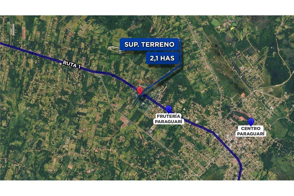 Oferta 2.1 Hectáreas sobre ruta en Paraguarí zona centro — foto 2