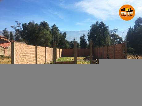 Lote En Venta Amurallado 255 M2 Tiquipaya Prox. 4 Esquinas