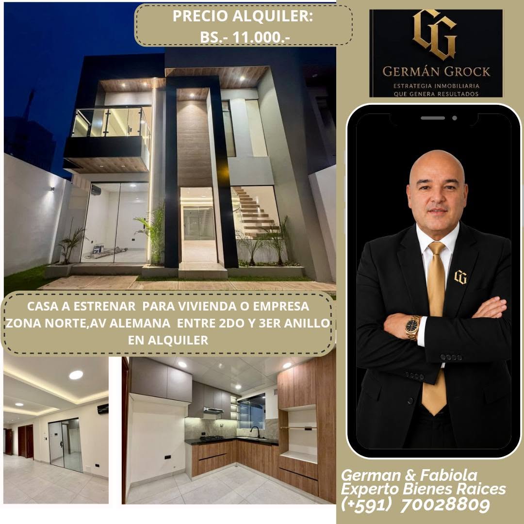 Casa en alquiler en Norte