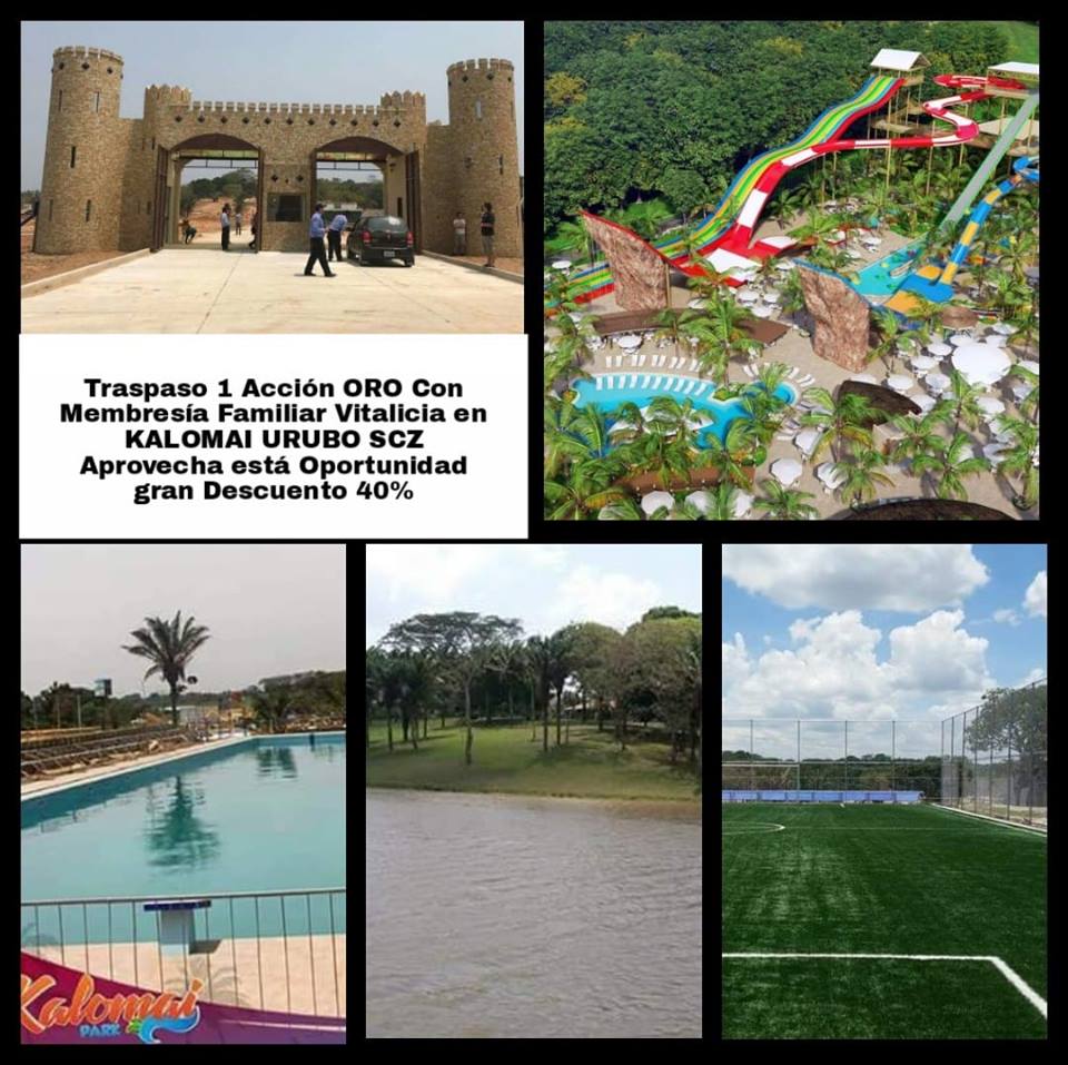 Traspaso 1 (acción Oro Con Membresia Familiar Vitalicia) En Kalomai Urubo Scz 