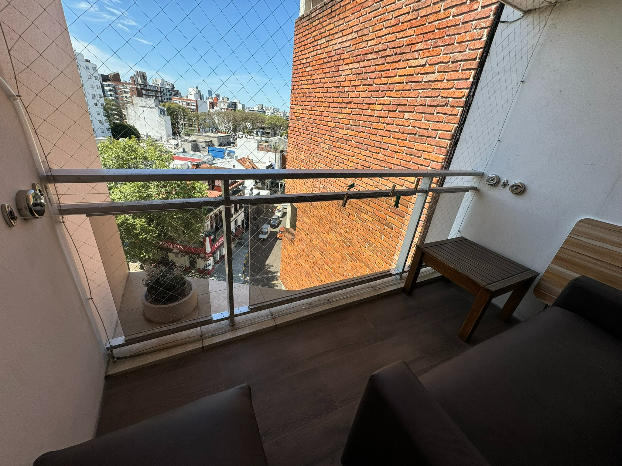 Dueño Alquila Luminoso Monoambiente Equipado Con Amplio Balcon Piso Alto