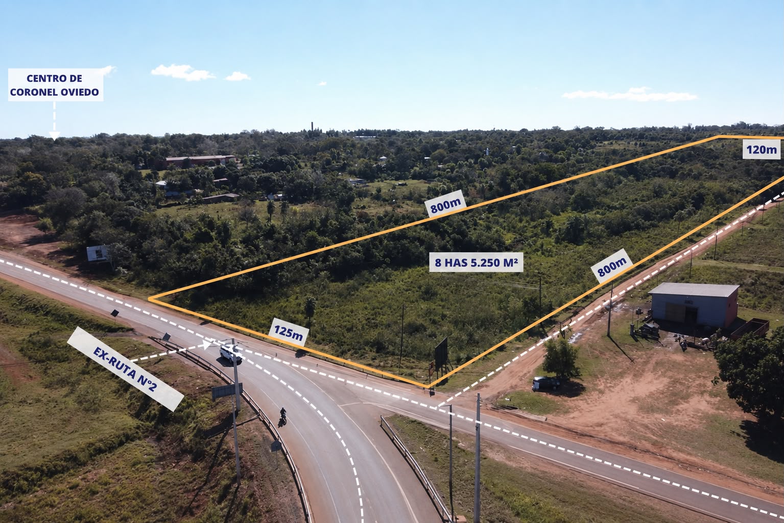 Vendo oportunidad en coronel Oviedo 15 hectáreas 5.250 m3 - foto 2