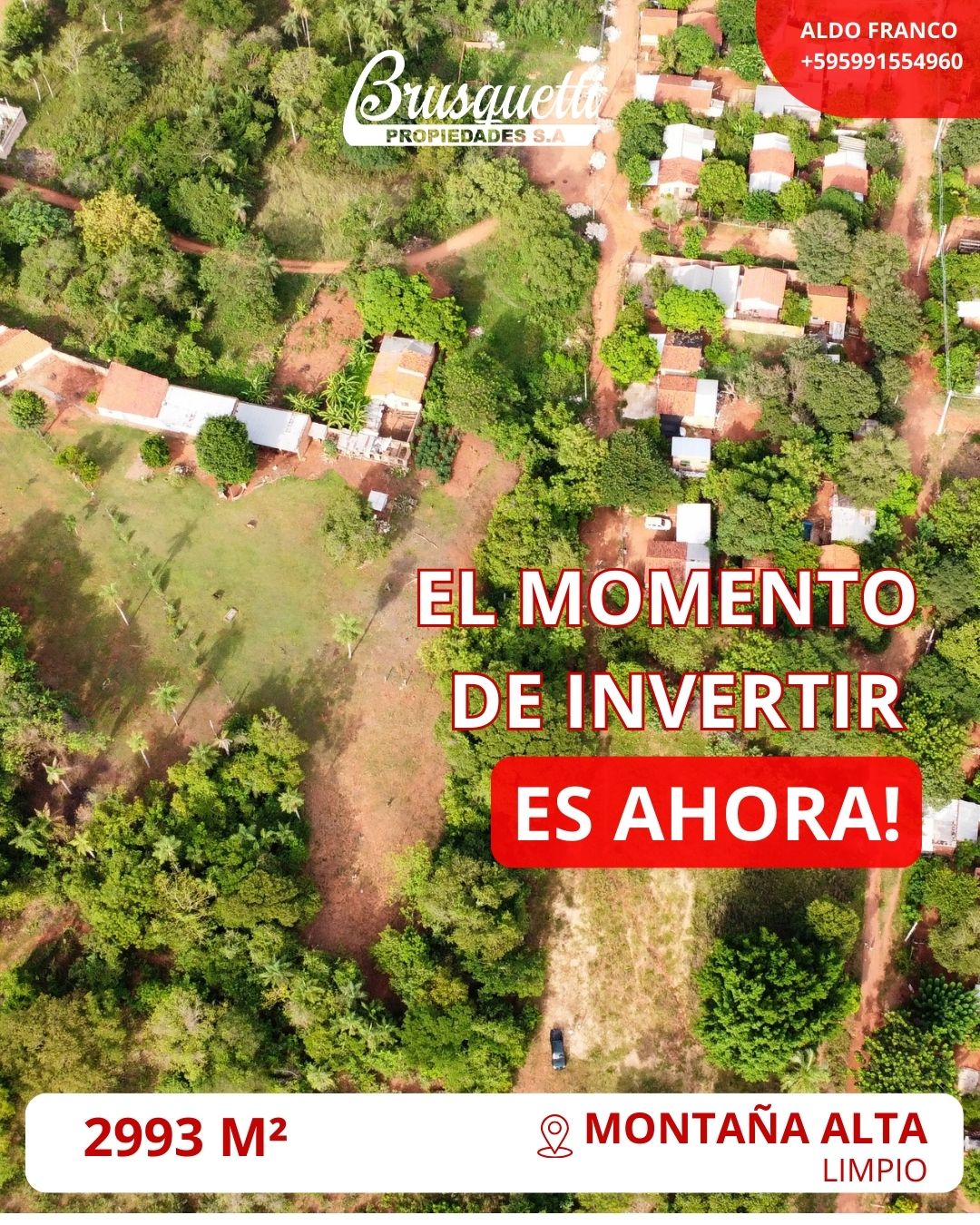 OPORTUNIDAD DE INVERSIÓN EN LIMPIO!