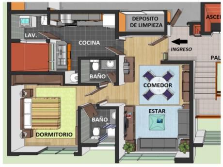 Departamento De 1 Dormitorio